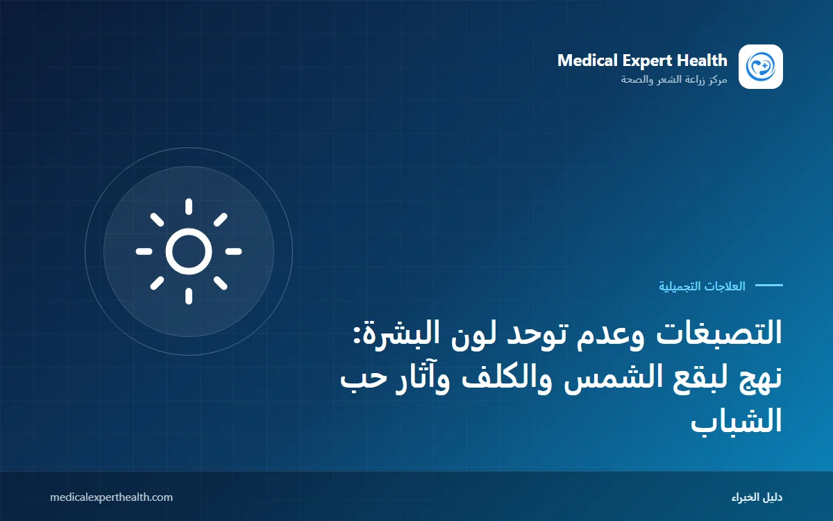 التصبغات وعدم توحد لون البشرة: نهج لبقع الشمس والكلف وآثار حب الشباب