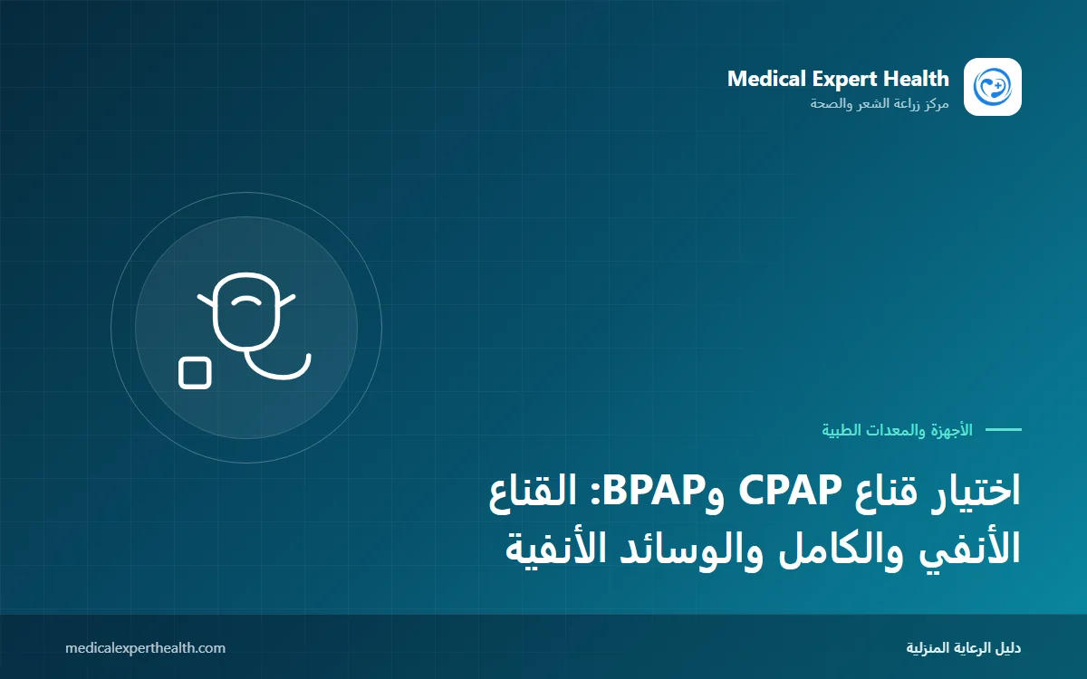 اختيار قناع CPAP وBPAP: القناع الأنفي والكامل والوسائد الأنفية