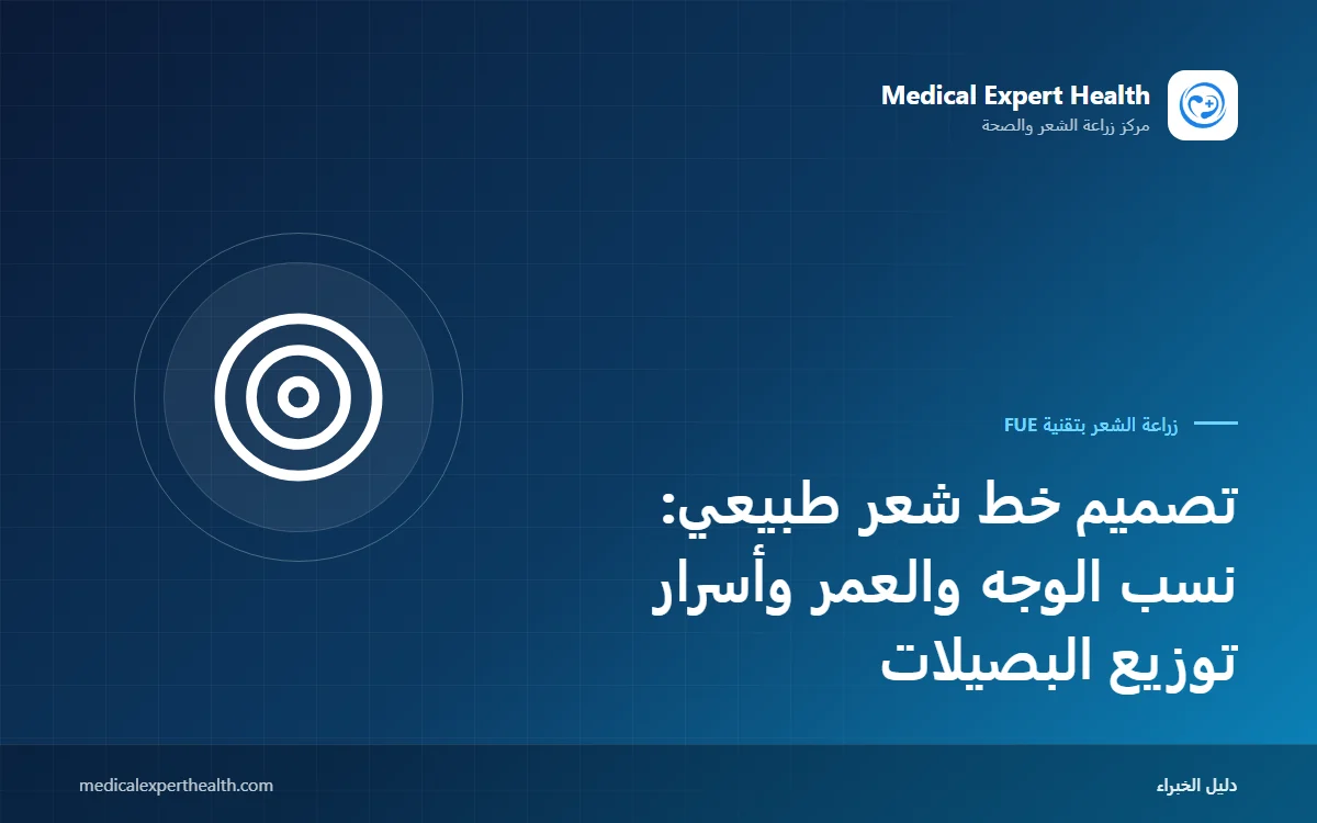 تصميم خط شعر طبيعي: نسب الوجه والعمر وأسرار توزيع البصيلات