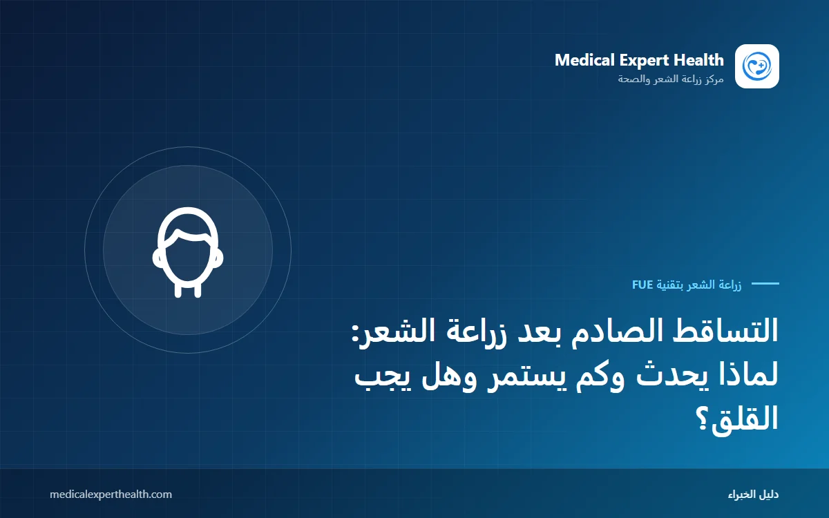 التساقط الصادم بعد زراعة الشعر: لماذا يحدث وكم يستمر وهل يجب القلق؟