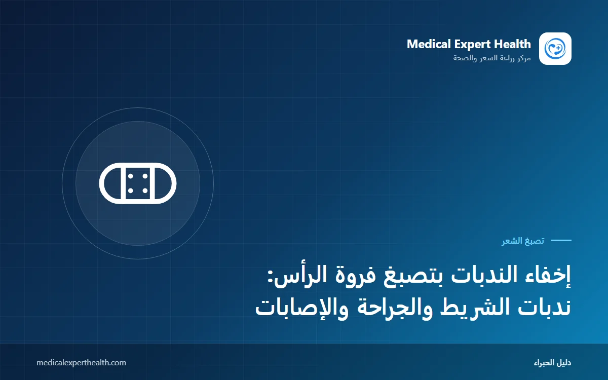إخفاء الندبات بتصبغ فروة الرأس: ندبات الشريط والجراحة والإصابات