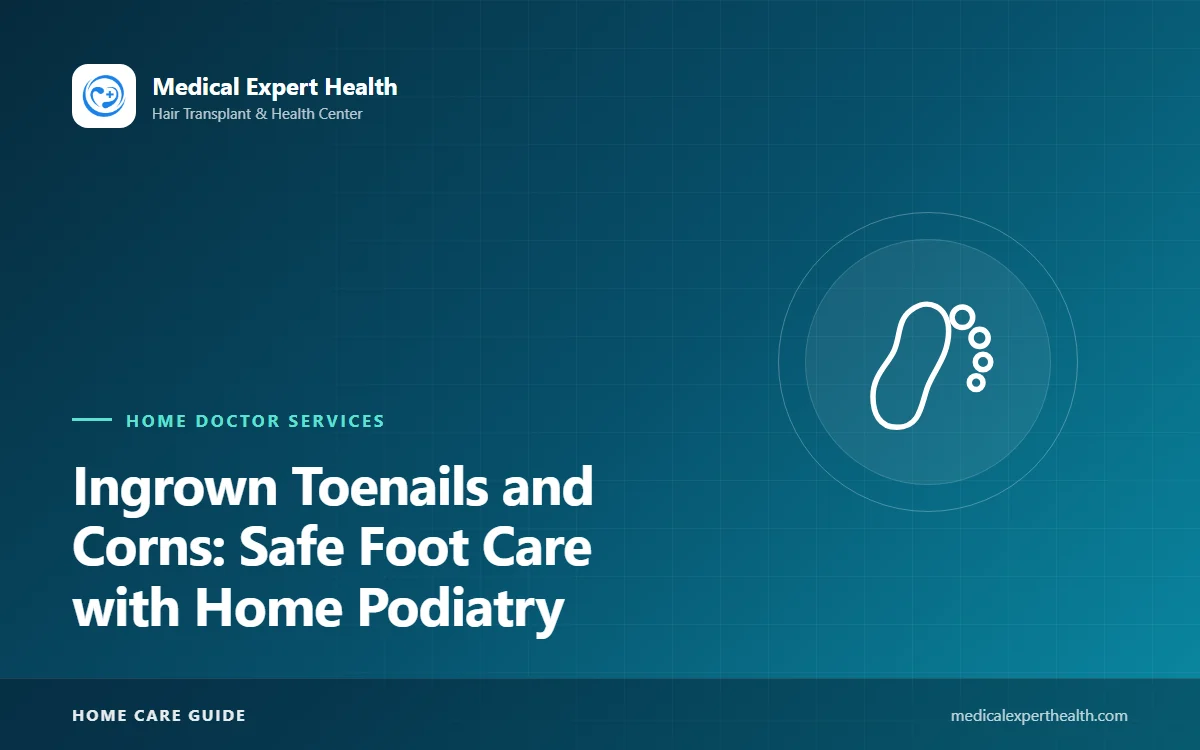 Ingrown Toenails and Corns: Safe Foot Care with Home Podiatry