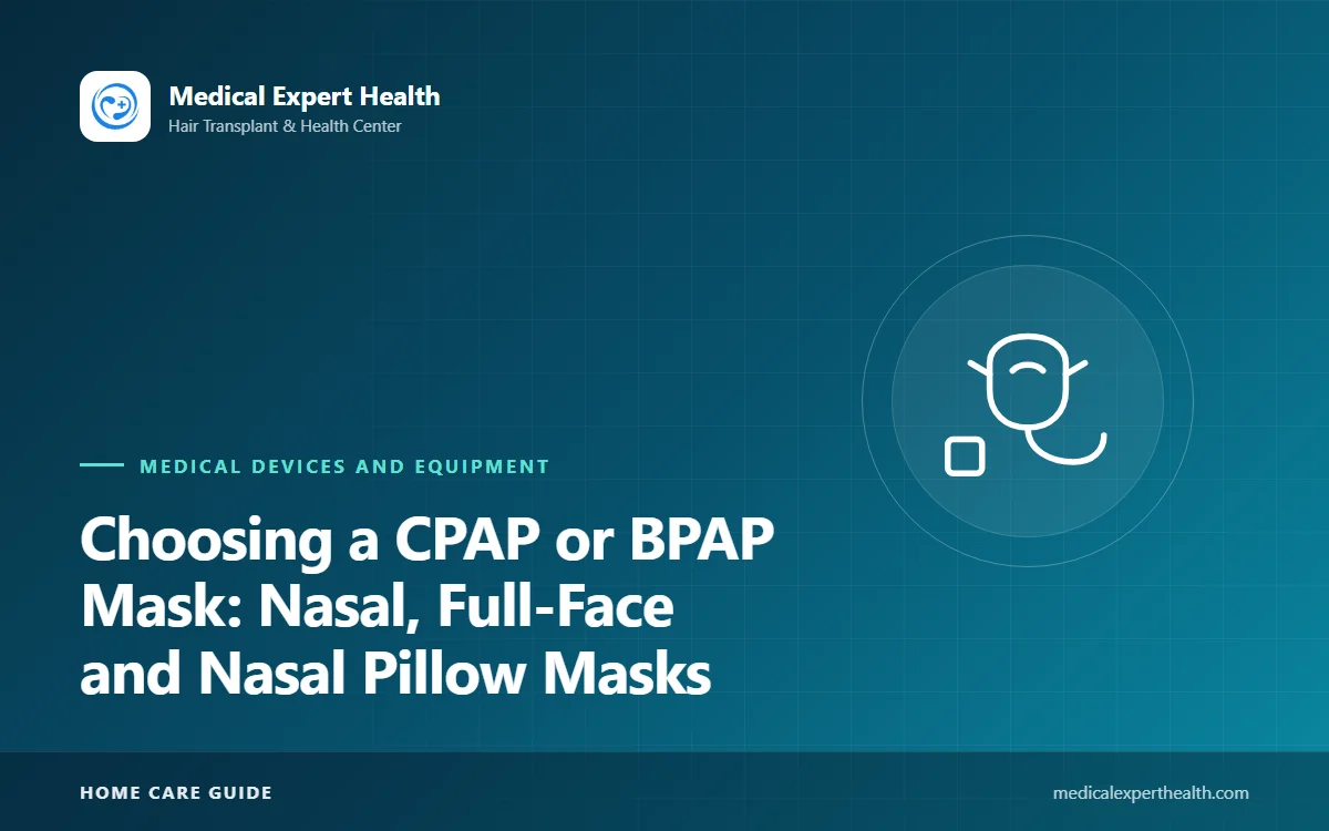 Choosing a CPAP or BPAP Mask: Nasal, Full-Face and Nasal Pillow Masks