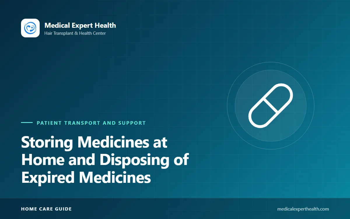 Storing Medicines at Home and Disposing of Expired Medicines