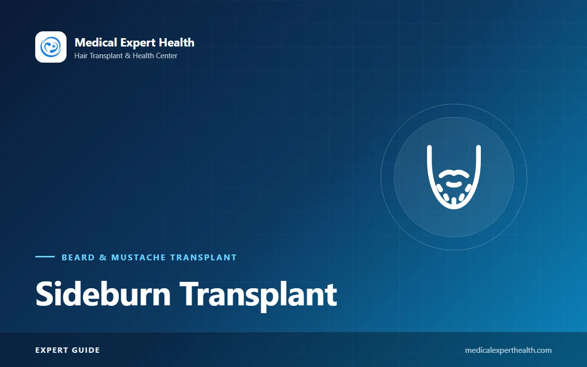 Sideburn Transplant: Creating a Natural Transition Between Hair and Beard