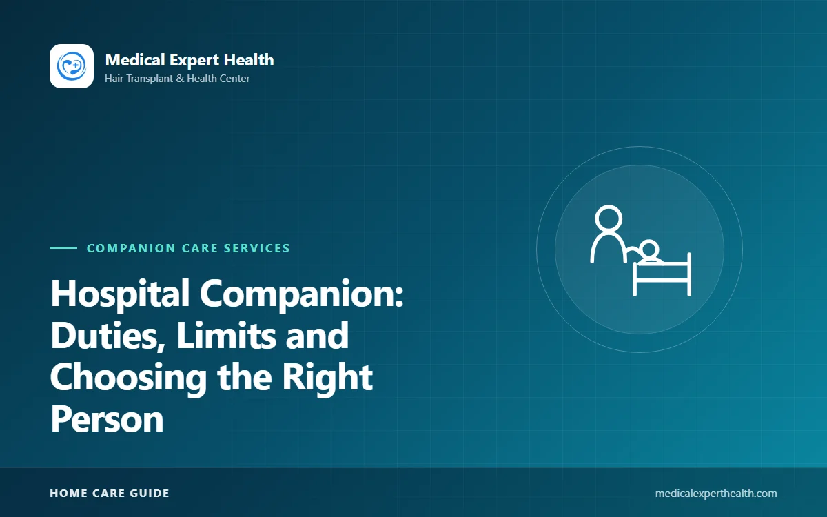Hospital Companion: Duties, Limits and Choosing the Right Person
