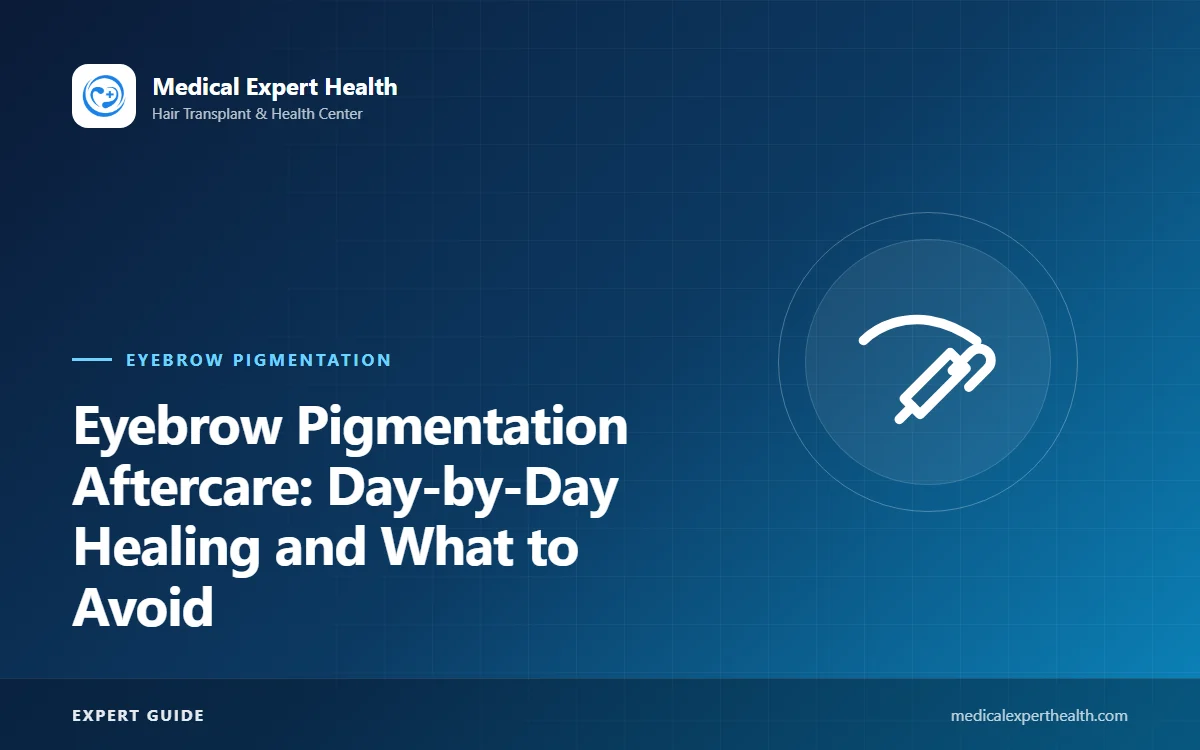 Eyebrow Pigmentation Aftercare: Day-by-Day Healing and What to Avoid