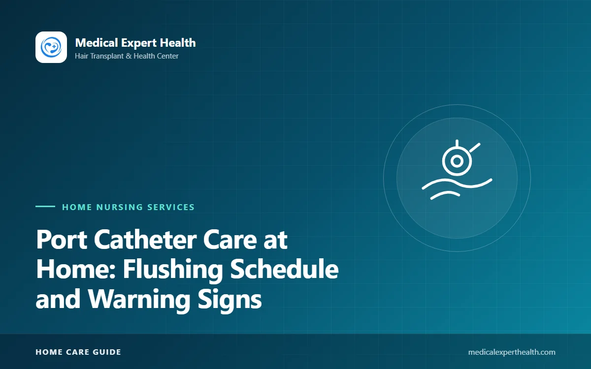 Port Catheter Care at Home: Flushing Schedule and Warning Signs