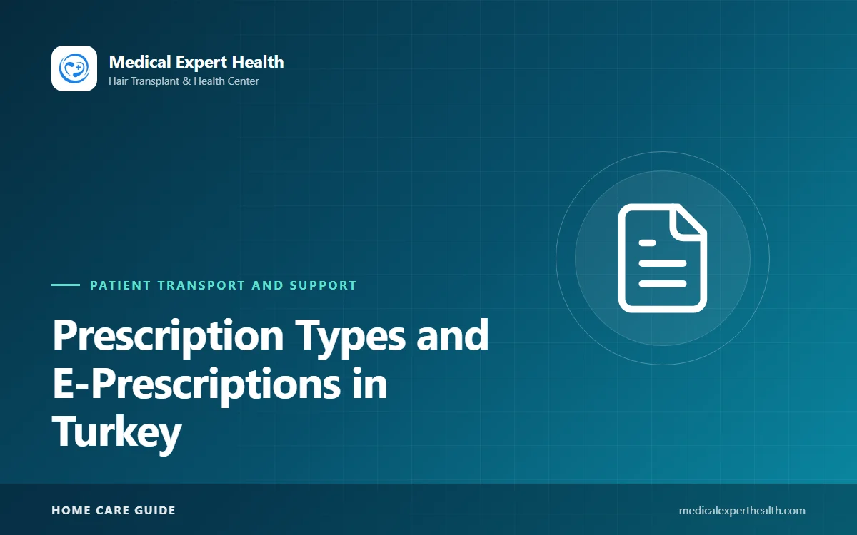 Prescription Types and E-Prescriptions in Turkey: What Normal, Red, Green, Purple and Orange Prescriptions Mean