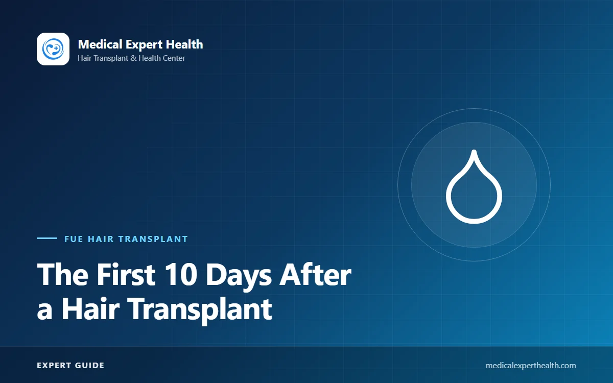 The First 10 Days After a Hair Transplant: Washing, Sleeping, Scabs and Precautions