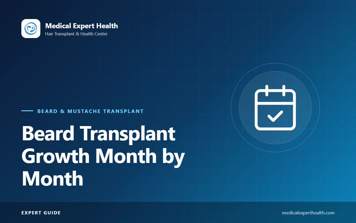 Beard Transplant Growth Month by Month: What to Expect from Month 1 to 12