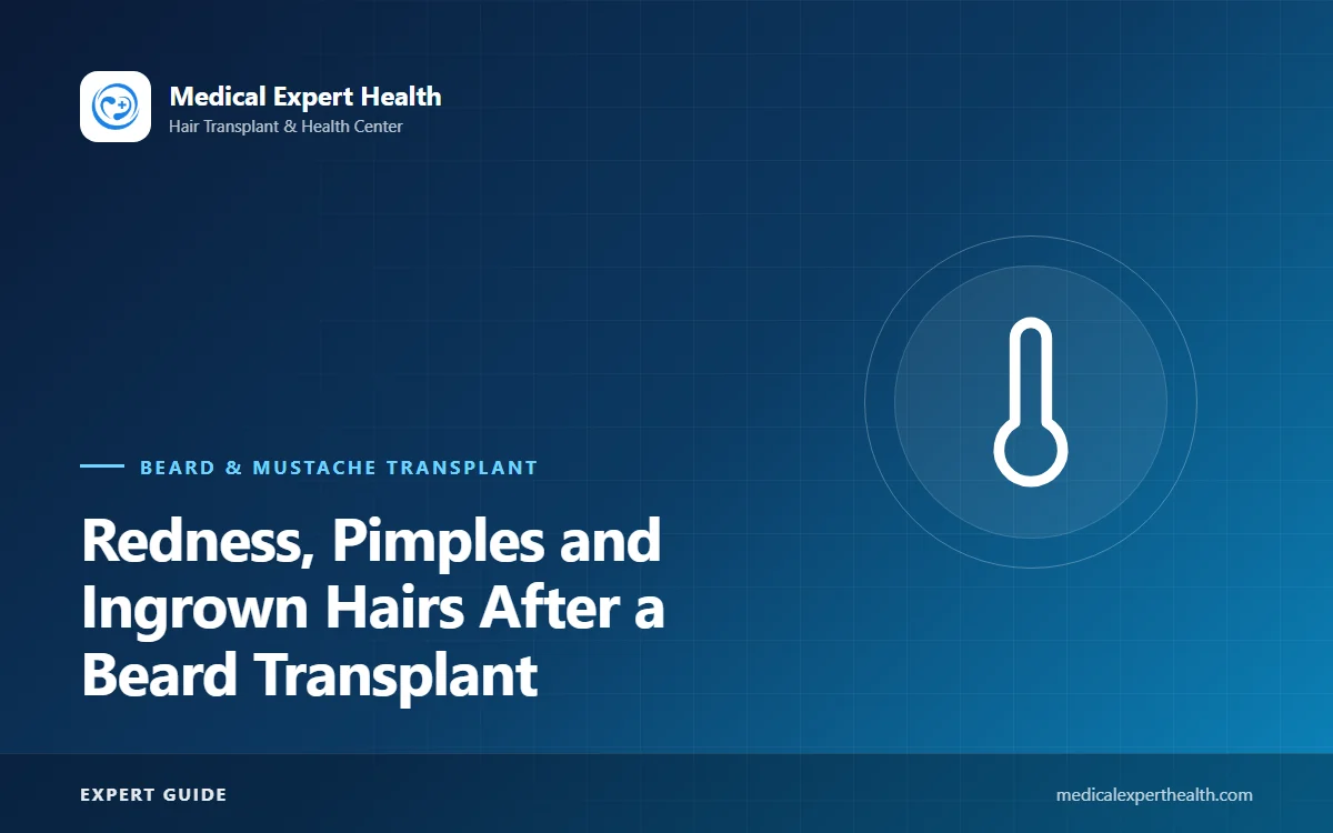 Redness, Pimples and Ingrown Hairs After a Beard Transplant: Causes and Management