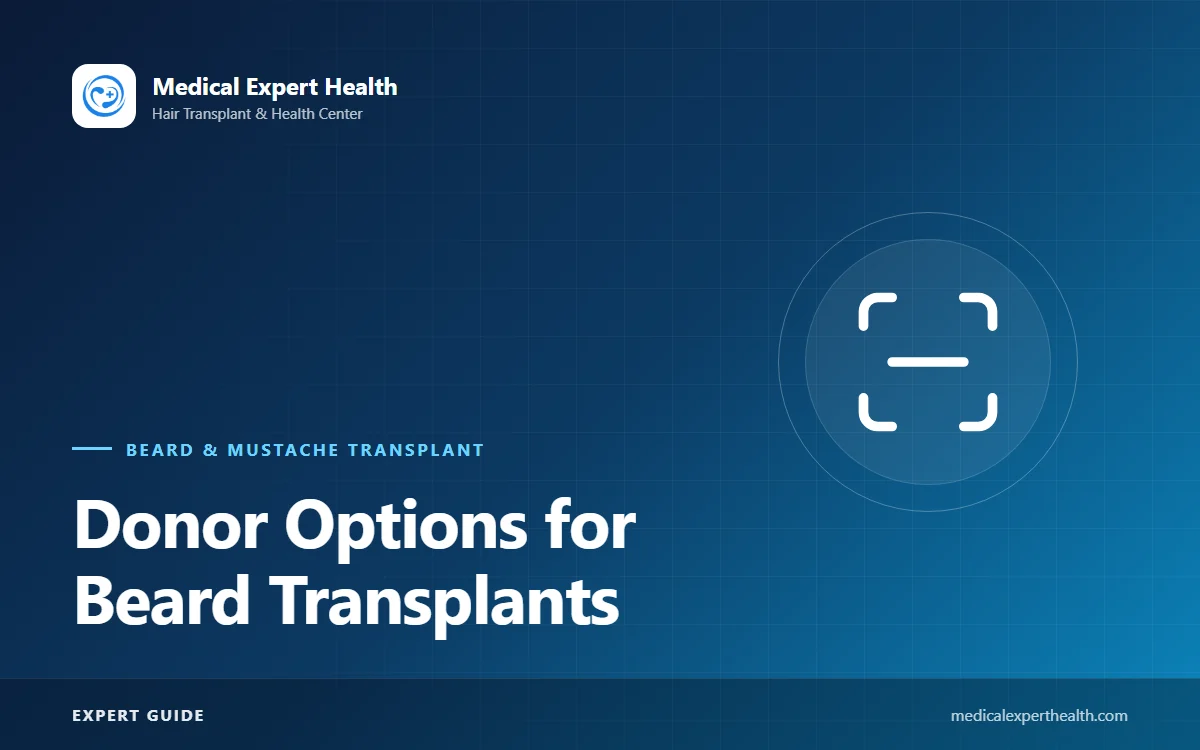 Donor Options for Beard Transplants: Scalp Hair, Under-Chin Beard and Body Hair