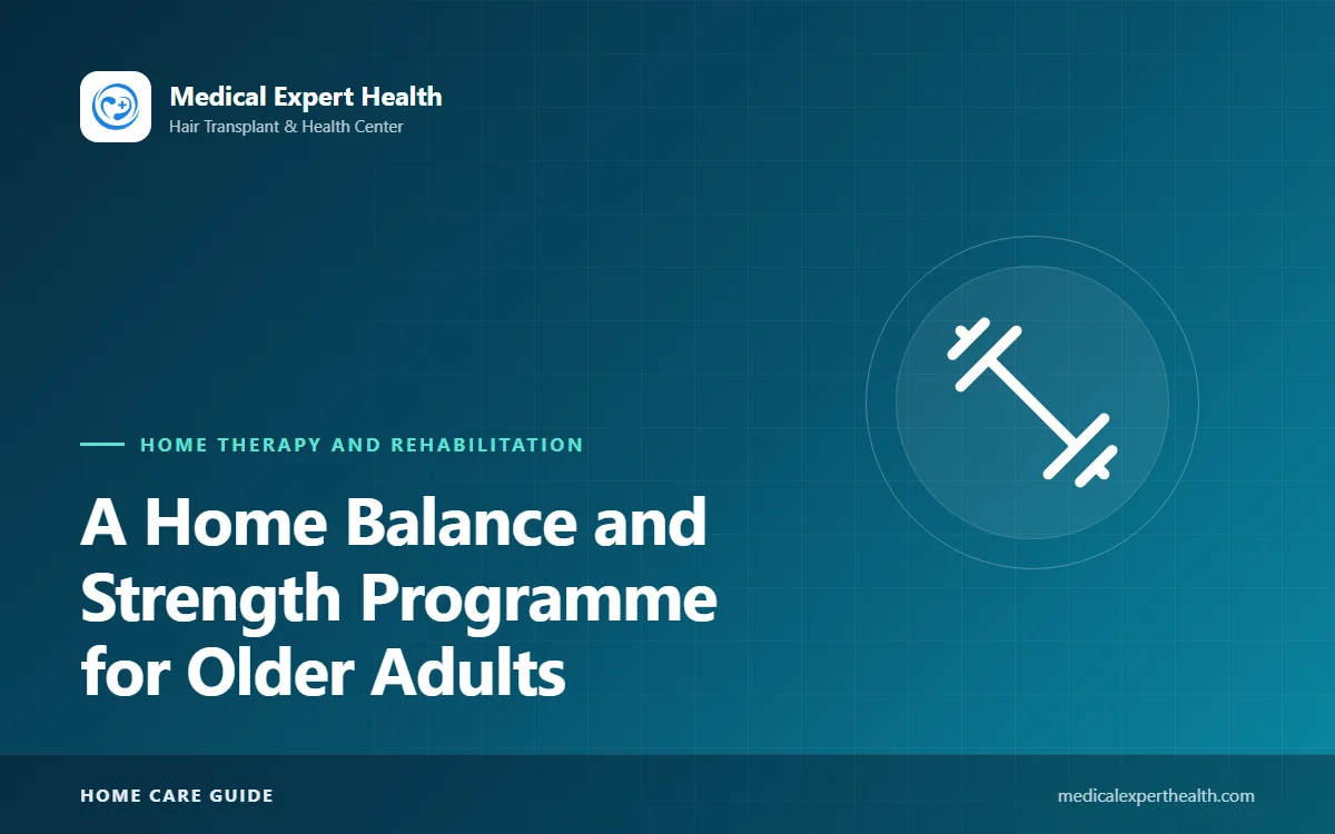 A Home Balance and Strength Programme for Older Adults: Weekly Plan and Safety Rules