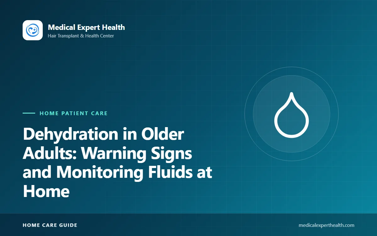 Dehydration in Older Adults: Warning Signs and Monitoring Fluids at Home