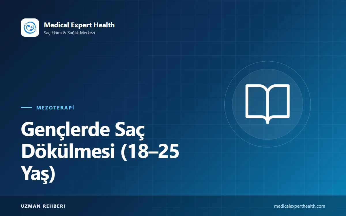 Gençlerde Saç Dökülmesi (18–25 Yaş): Sınav Stresi, Diyetler, Takviyeler ve Mezoterapi Hakkında Gerçekler