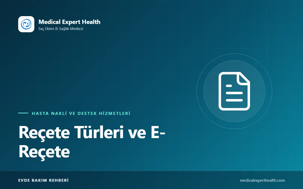 Reçete Türleri ve E-Reçete: Normal, Kırmızı, Yeşil, Mor ve Turuncu Reçete Ne Anlama Gelir?