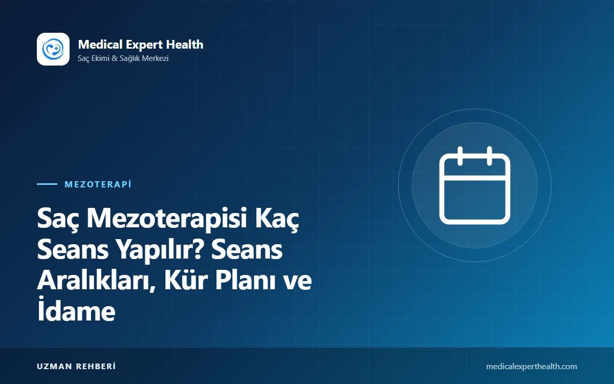 Saç Mezoterapisi Kaç Seans Yapılır? Seans Aralıkları, Kür Planı ve İdame