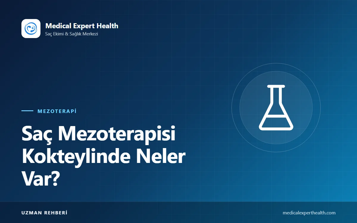 Saç Mezoterapisi Kokteylinde Neler Var? Vitaminler, Amino Asitler, Peptitler ve Hyaluronik Asit